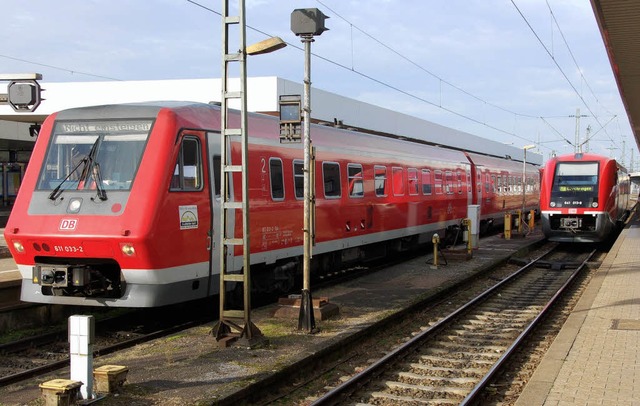 Die  mit Diesel betriebenen Zge am Hochrhein haben lngst nicht ausgedient.   | Foto: GRamespacher