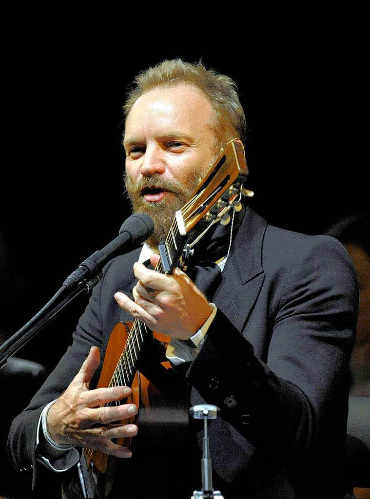 Sting im Festspielhaus in Baden-Baden. Sting im Festspielhaus in Baden-Baden.