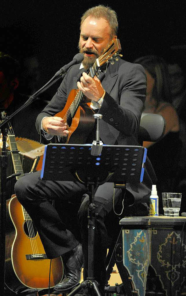 Sting im Festspielhaus in Baden-Baden. Sting im Festspielhaus in Baden-Baden.