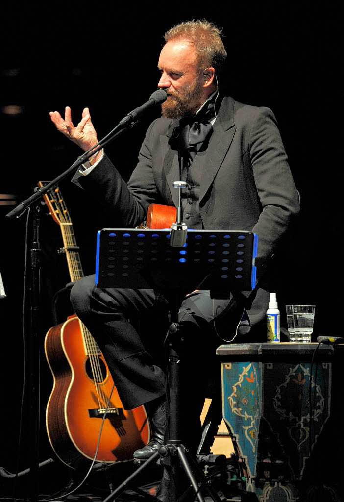 Sting im Festspielhaus in Baden-Baden. Sting im Festspielhaus in Baden-Baden.