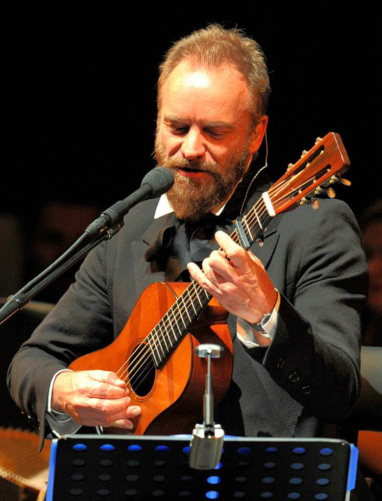 Sting im Festspielhaus in Baden-Baden. Sting im Festspielhaus in Baden-Baden.