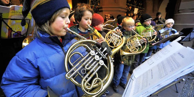 Waldhornschler und  -lehrer der Musik...  fr die BZ-Aktion Weihnachtswunsch.   | Foto: Thomas Kunz