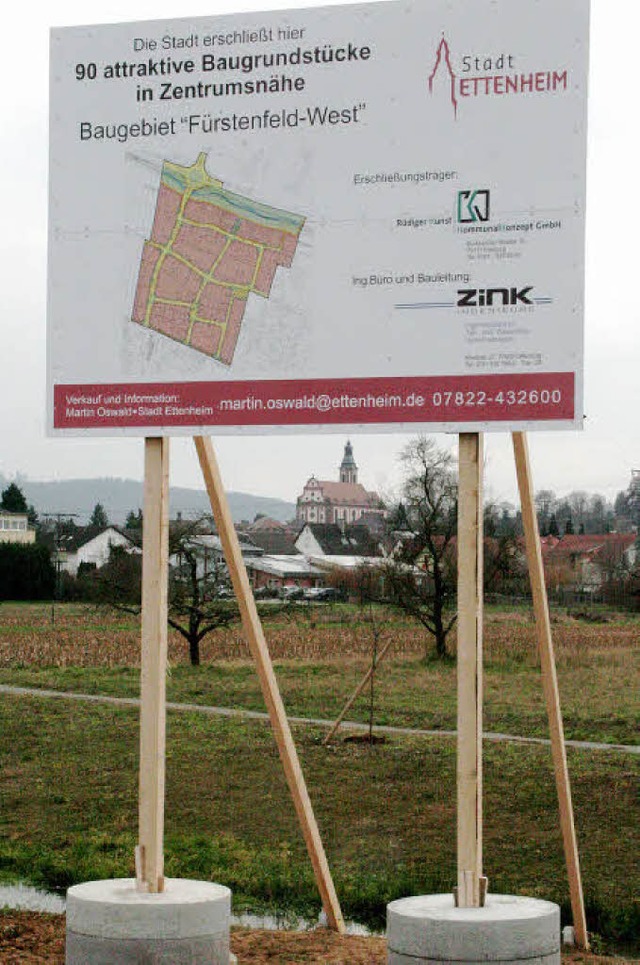Aktuell   kann die Stadt Ettenheim zen...  Baugrundstcke zum Kauf anbieten.     | Foto: erika Sieberts