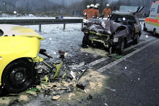 Frontalkollision auf der A 98