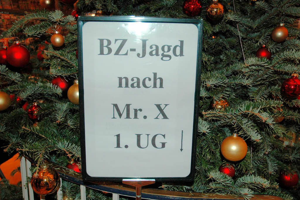 Blo nicht verlaufen! Die Jagd nach Mr. X begann im Untergeschoss. Allerdings nicht stilecht in der Londoner U-Bahn...