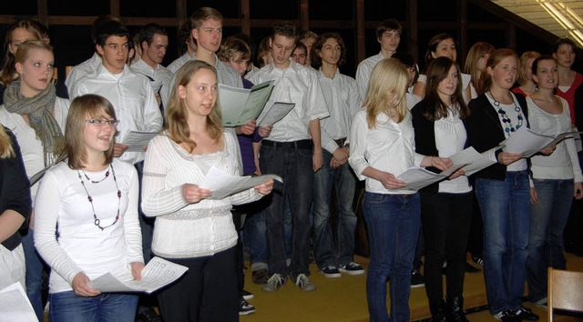 Ein weihnachtliches Konzert gaben Sch...-Gymnasiums und der Jugendmusikschule.  | Foto: hans-jochen voigt