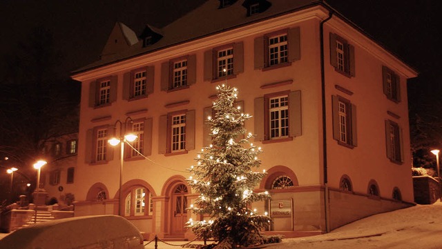 Das Rathaus in Grenzach sieht momentan...te sich vorstellen, hier einzuziehen.   | Foto: Ralf Staub