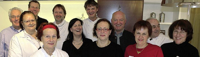 Erwin Bucher (von links hinten), Matth...mp, Sibylle Matthys, Waltraud Ziethen.  | Foto: Bode