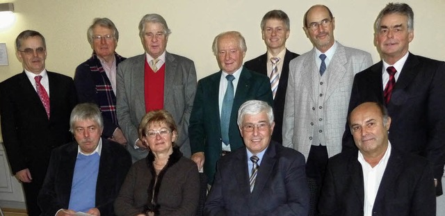 Die Vorstandsmitglieder der Stiftung (...e, Frderverein Alemannenbad Staufen.   | Foto: Manfred Burkert