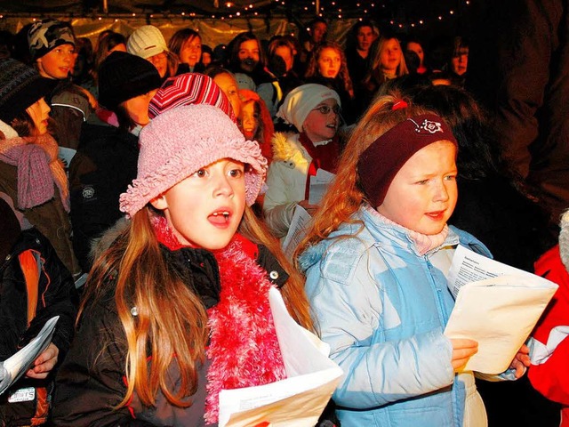 Wer kann schon noch fnf Weihnachtslie...ne ins kindliche Grbeln zu verfallen?  | Foto: Vollmar