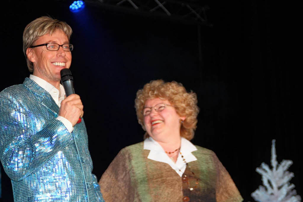 Zwischen Hansy Vogt und dem Publikum gibt es keine Berhrungsngste.