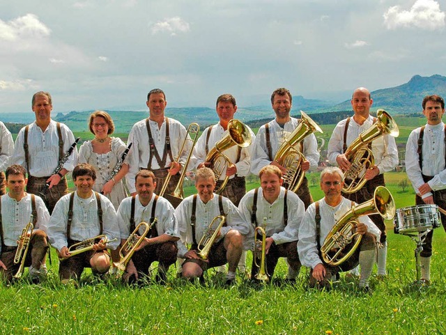 Die Bachtalmusikanten feiern Jubilum.  | Foto: Bruno Morath