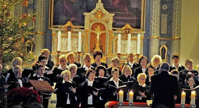 Gut vorbereitet eine gute Leistung prsentiert: der gemischte Chor Schuttern  | Foto: Heidi Fssel