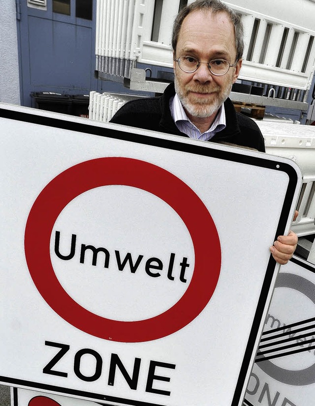 Nicht willkommen in der Zone: Dieses S...ker knftig nicht mehr fahren drfen.   | Foto: bamberger/dpa