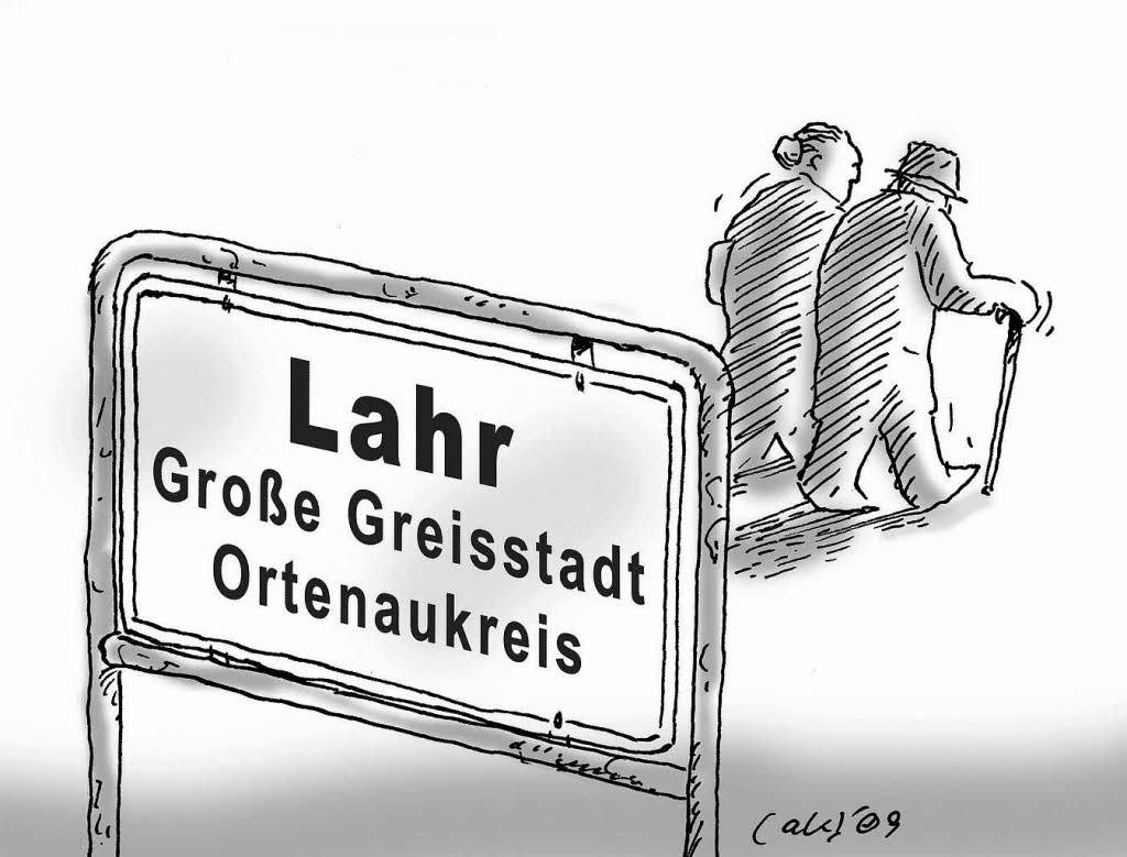 Ortsschild: 2025 - Seniorentreff Lahr