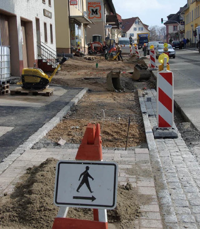 Baustellen in der Innenstadt: Das gehrt jetzt der Vergangenheit an.  | Foto: Juliane Khnemund