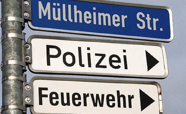 Auch das Breisacher Polizeirevier hat jetzt beim Helferzentrum sein Domizil.   | Foto: aniol
