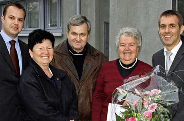 Vorstandswechsel:  Daniel Kuny, Jutta ...Erna Friess  und Jrg Lutz (von links)  | Foto: Privat