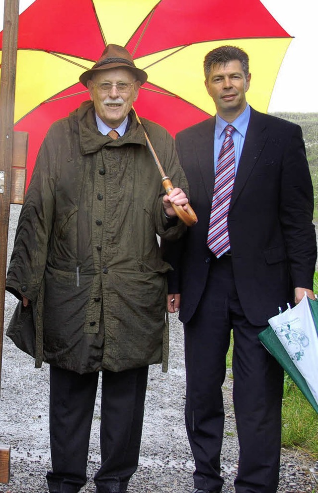 Seine knigliche Hoheit Maximilian Mar...nachgebaute Barockschanze in Gersbach.  | Foto: Hermann Jacob