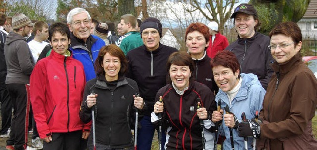 Locker an den Start: Verbissene Sportler sehen nun wirklich anders aus.    | Foto: Renate Tebbel