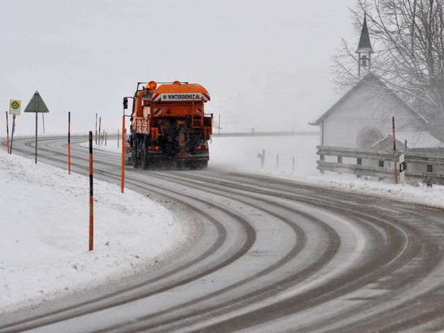 Der Winterdienst in Baden-Wrttemberg ...knftig schneller sein als das Wetter.  | Foto: dpa