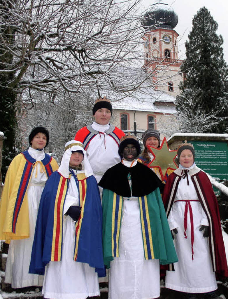 Sternsinger Sind Unterwegs - Münstertal - Badische Zeitung