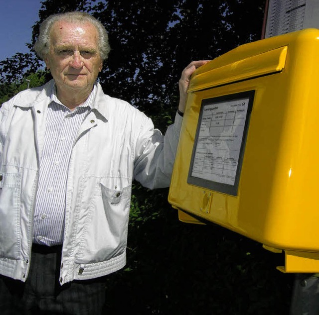 Einer der Geschdigten der Serie von B...ngen  von Waldshut ist Andreas Bader.   | Foto: Gerard