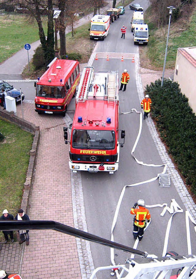 Einsatz am Montag im Ortsteil Hecklingen   | Foto: Feuerwehr Kenzingen