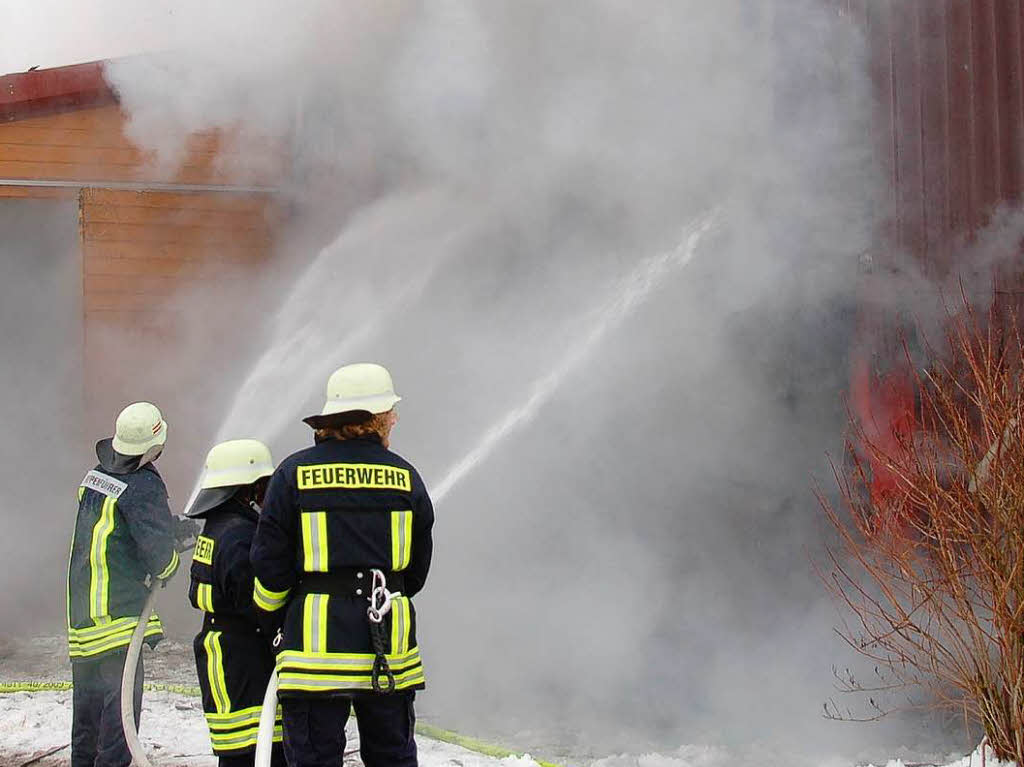 Groeinsatz an der Dusty-Rose-Ranch in Bonndorf.