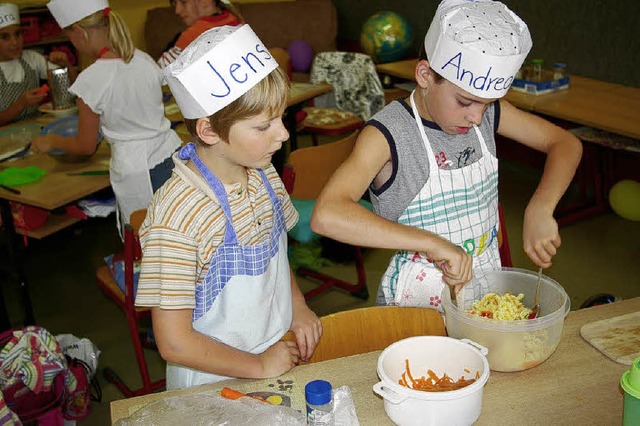 Man sieht&#8217;s: Kinder kochen gerne   | Foto: Privat