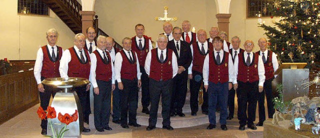 Letztmals als Chor im Einsatz &#8211; ...Silvester in der evangelischen Kirche   | Foto: verein