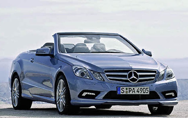 Mercedes E-Klasse Cabrio  | Foto: werk