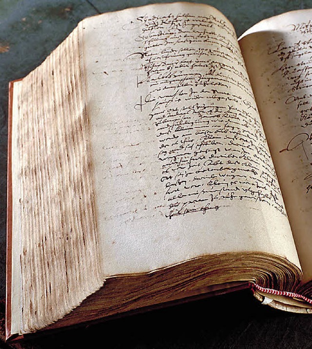 Mhsame Handarbeit &#8211;  ein  Buch  aus der Zeit vor Johannes Gutenberg.    | Foto: Museum