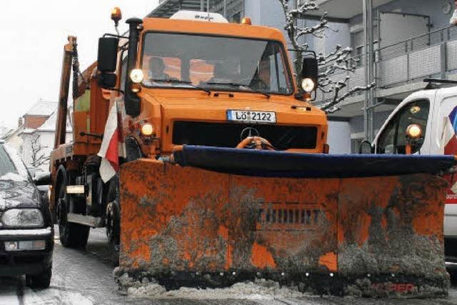 Der Salzstreuer wiegt 7,6 Tonnen