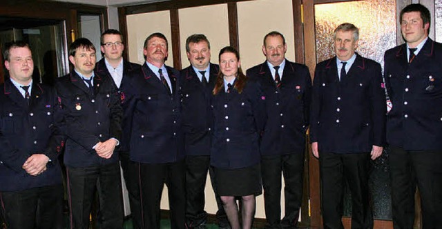 Die Fhrungsebene der Feuerwehr: Thoma...ter Krey und Jens Probst (von links).   | Foto: R. Cremer