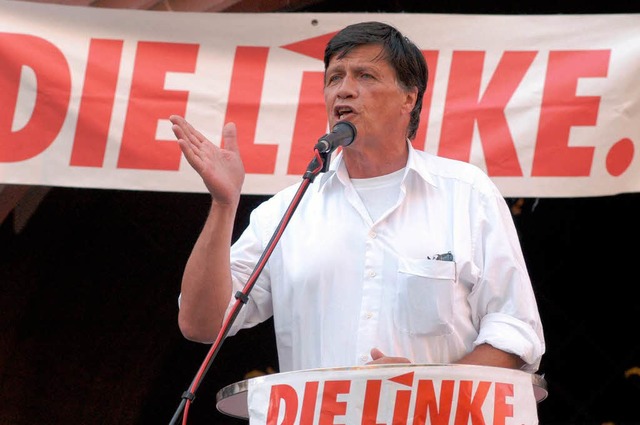 Ulrich Maurer, stellvertretender Vorsitzender der Linkspartei-Bundestagsfraktion  | Foto: Ingo Schneider