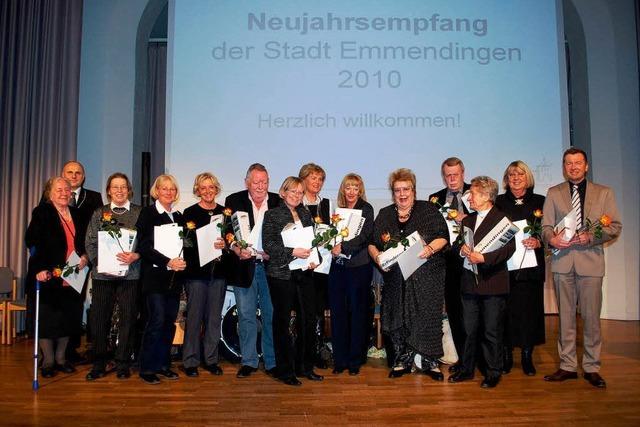 Ehrungen beim Neujahrsempfang