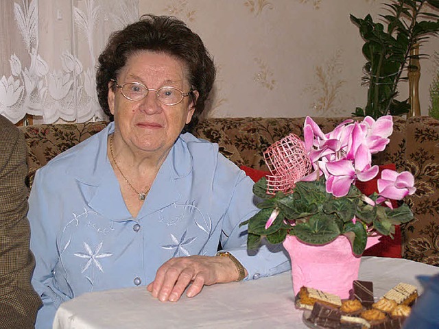 Anastasia Turek feierte ihren 85. Geburtstag  | Foto: Aribert Rssel