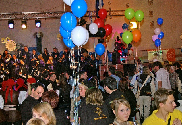 Toll geschmckt war die Hochrheinhalle zur Jubilumsparty.   | Foto: Vollmar