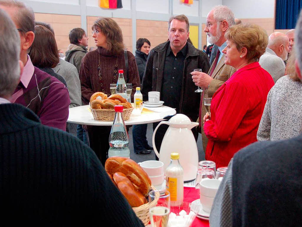 Neujahrsempfang der Gemeinde Hartheim in der Rheinhalle.