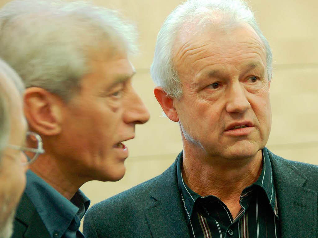 Albert Blattmann (links), Bernard Pfrengle