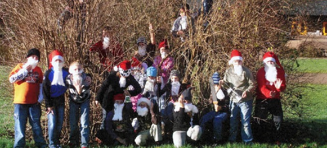 Viele Fnftklssler der Zelgschule hab... &#8222;Wehrer Sagen&#8220; beteiligt.  | Foto: privat