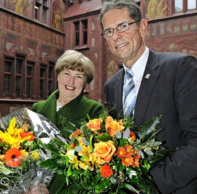 Annemarie von Bidder und ihr designierter Nachfolger Markus Lehmann   | Foto: Juri Weiss