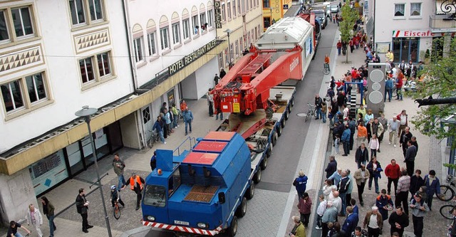 Minimal 50, maximal 80 Meter lang wird der Transport fr den Trafo sein.  | Foto: archivfoto: Fred Thelen