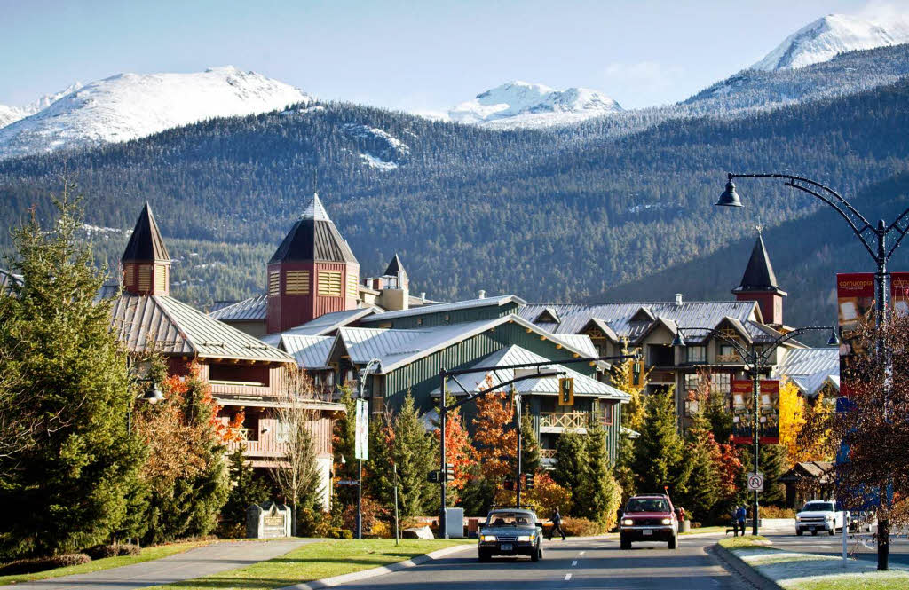 Whistler in der Provinz British Columbia, einer der Austragungsorte.