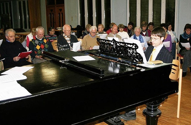 Gute Stimmung, gute Stimmen: Der neue ...m Chor Cappella Musicale vorgestellt.   | Foto: fischer