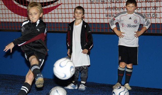 In der Fuballschule Ihringen  lernen ...n vor allem  Koordination und Technik.  | Foto: christine aniol