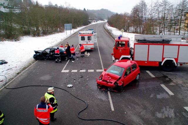 Ein tdlicher Unfall ereignete sich auf der B317  (Ausfahrt Schopfheim-Mitte).  | Foto: privat