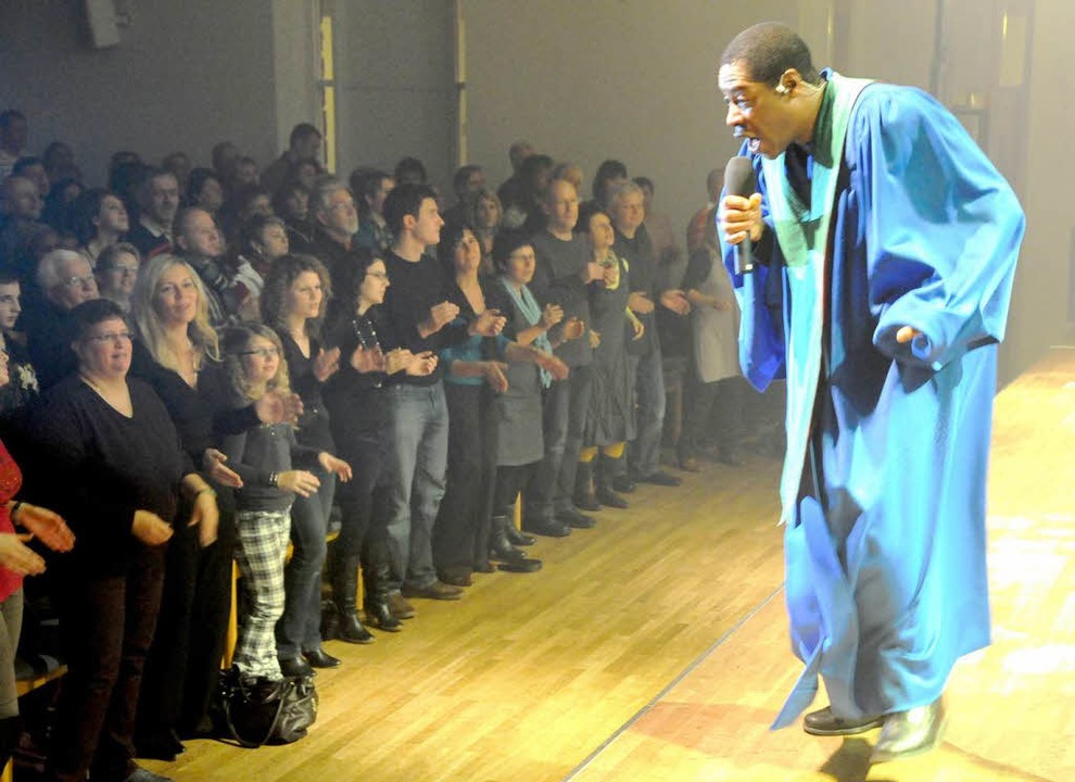 Gospels als Feuerwerk der Emotionen Emmendingen Badische Zeitung