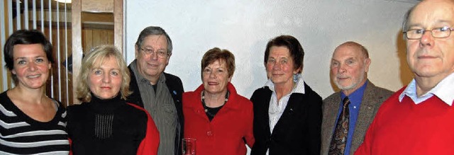 Katja Schfer, Karin Lischer, Dirk Fel...rst Hoffmann, Heinz Engelhardt (v.l.).  | Foto: Valentin Ade